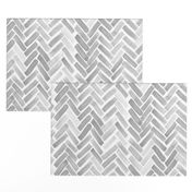 gray watercolor herringbone