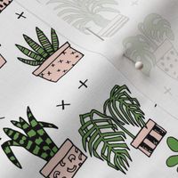 houseplants // plant cactus cacti illustration plant tree pots plant pots