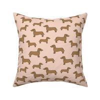 dachshund // doxie blush cute dog sweet pet dog fabric dogs pets cute dog dog design