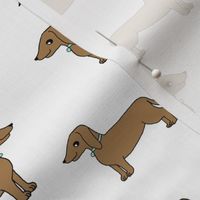 doxie //  cute dog pet dog  dachshund wiener dog weiner dog sweet pet dog adorable sausage dog fabric