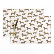 doxie //  cute dog pet dog  dachshund wiener dog weiner dog sweet pet dog adorable sausage dog fabric