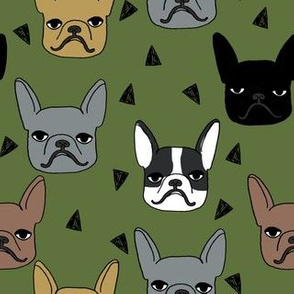frenchie // french bulldog dog breed fabric dog dogs cute dog fabric dog design