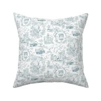 Country Living Toile Jamestown Blue