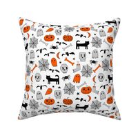 halloween // halloween fabric pumpkin and grey fabric grey spider spiderwebs shots orange spider fabric by andrea lauren