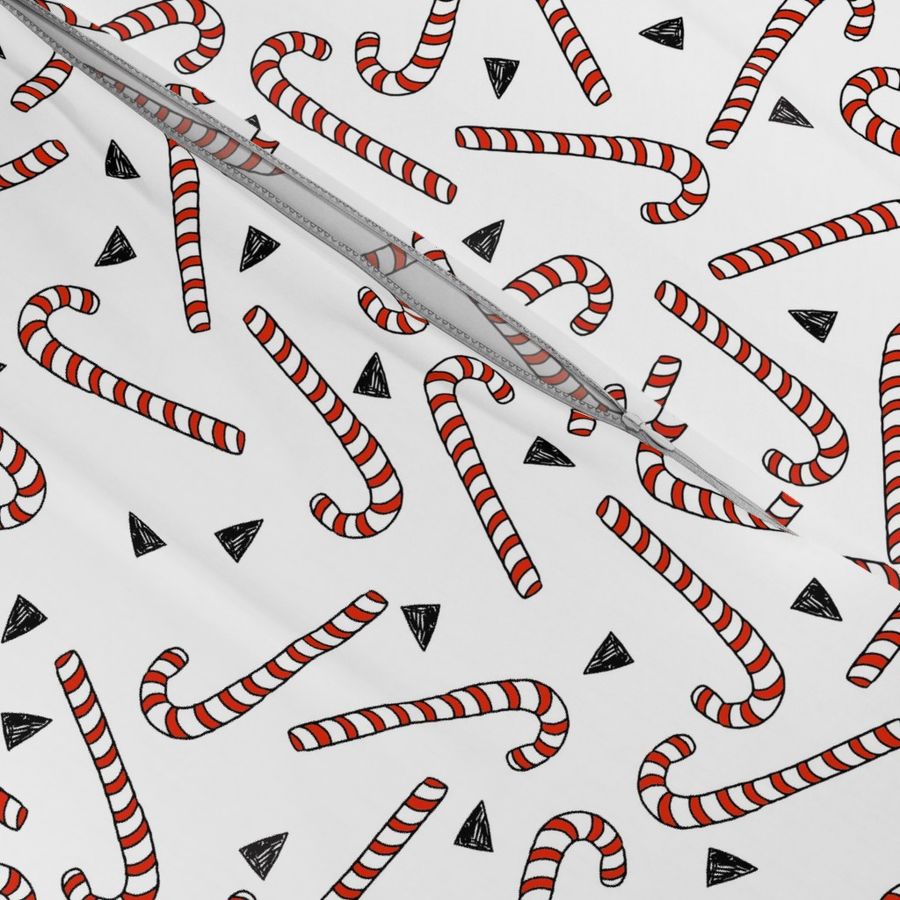 candy canes // christmas xmas holiday red and white christmas fabric holiday xmas