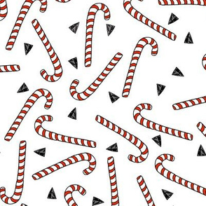 candy canes // christmas xmas holiday red and white christmas fabric holiday xmas