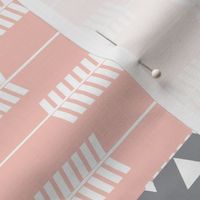 pink/grey/mint wholecloth arrows V2 