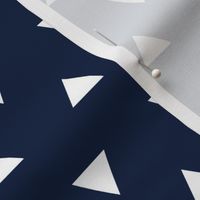 triangles (small scale) - navy || the bear creek collection
