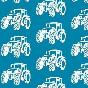 Tractors Blue