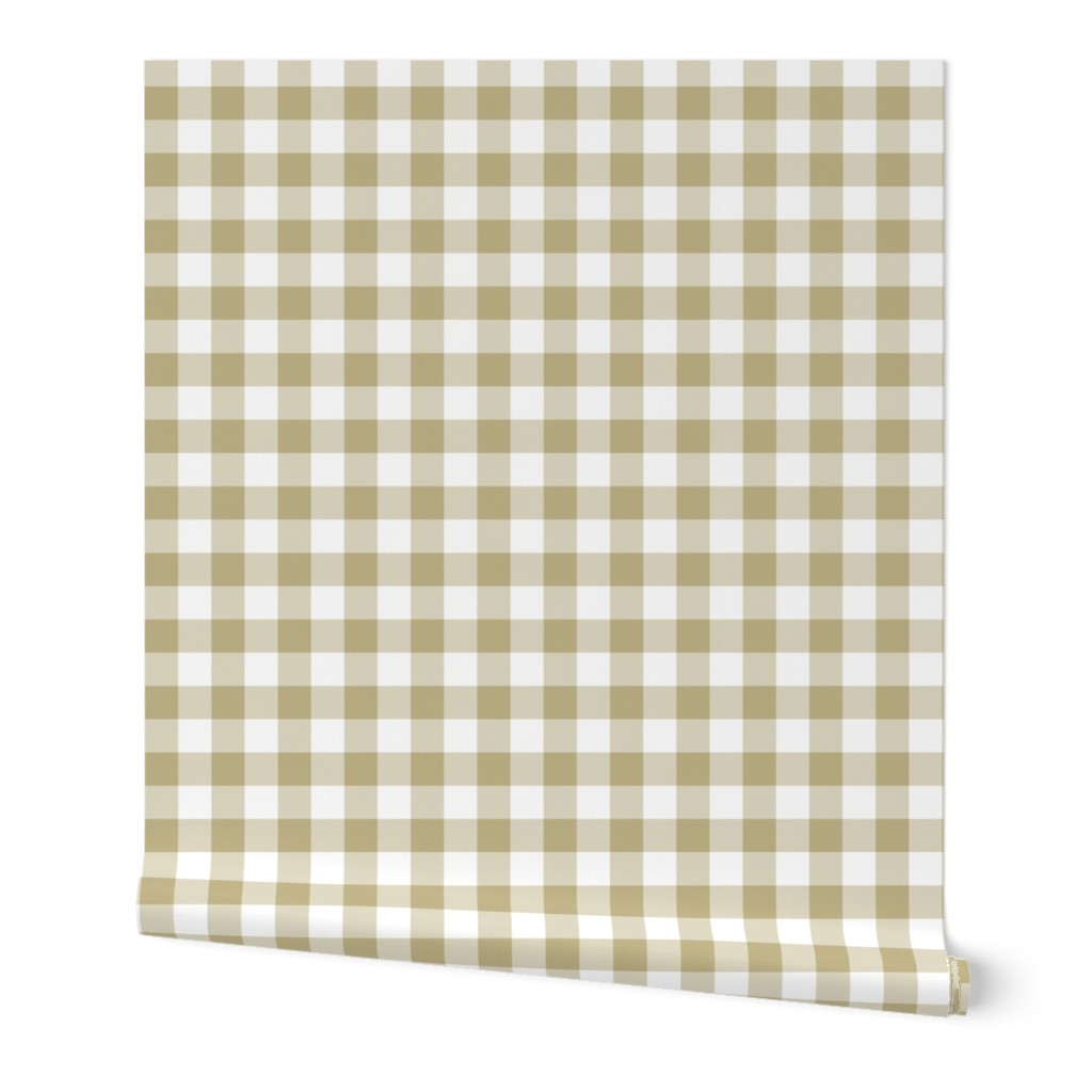 Gingham Khaki