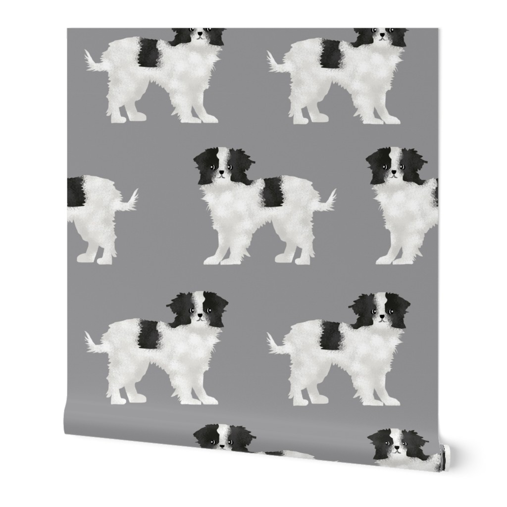 japanese chin dog grey japanese pet pets dog dog fabric