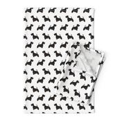 scottie dog cute scottish terrier dog fabric black and white scottie dog fabric