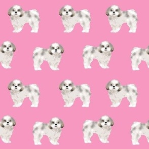 shih tzu fabric cute pink shih tzu dog coat sweet dogs pet dog adorable shih tzu