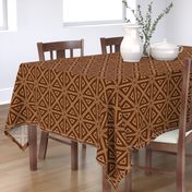 Raffia Parquetry ~ Mahogany 