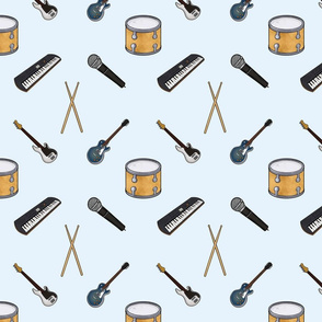 Rock band instruments