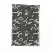 Large Mixed Gray Military Camouflage (12 inch repeat)