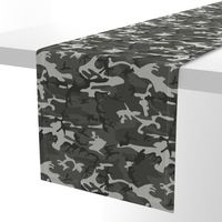 Large Mixed Gray Military Camouflage (12 inch repeat)