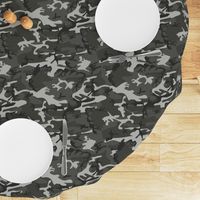 Large Mixed Gray Military Camouflage (12 inch repeat)