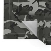 Large Mixed Gray Military Camouflage (12 inch repeat)