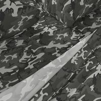 Large Mixed Gray Military Camouflage (12 inch repeat)