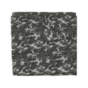 Large Mixed Gray Military Camouflage (12 inch repeat)