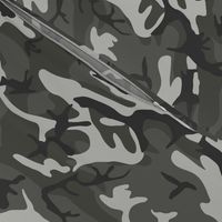 Large Mixed Gray Military Camouflage (12 inch repeat)