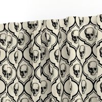 French Skulls - bone & black
