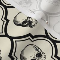 French Skulls - bone & black