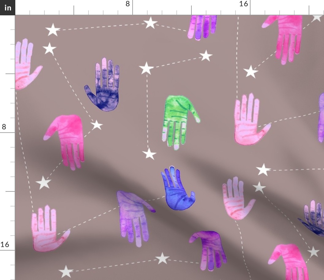 Magical Galaxy Hands - Smaller Scale