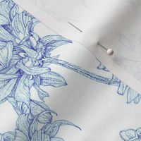 Dahlia in Ink 2 in Blue