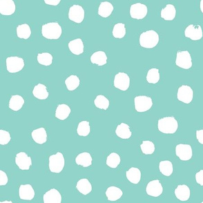 painted dots mint cute mint dots for girls room girls