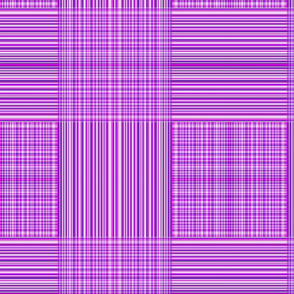 Purple Faux Woven Check