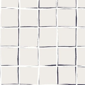 Neytral gray tiles, tartan, plaid