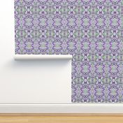 Paisleyed Honeysuckle Violet (vertical stripe)