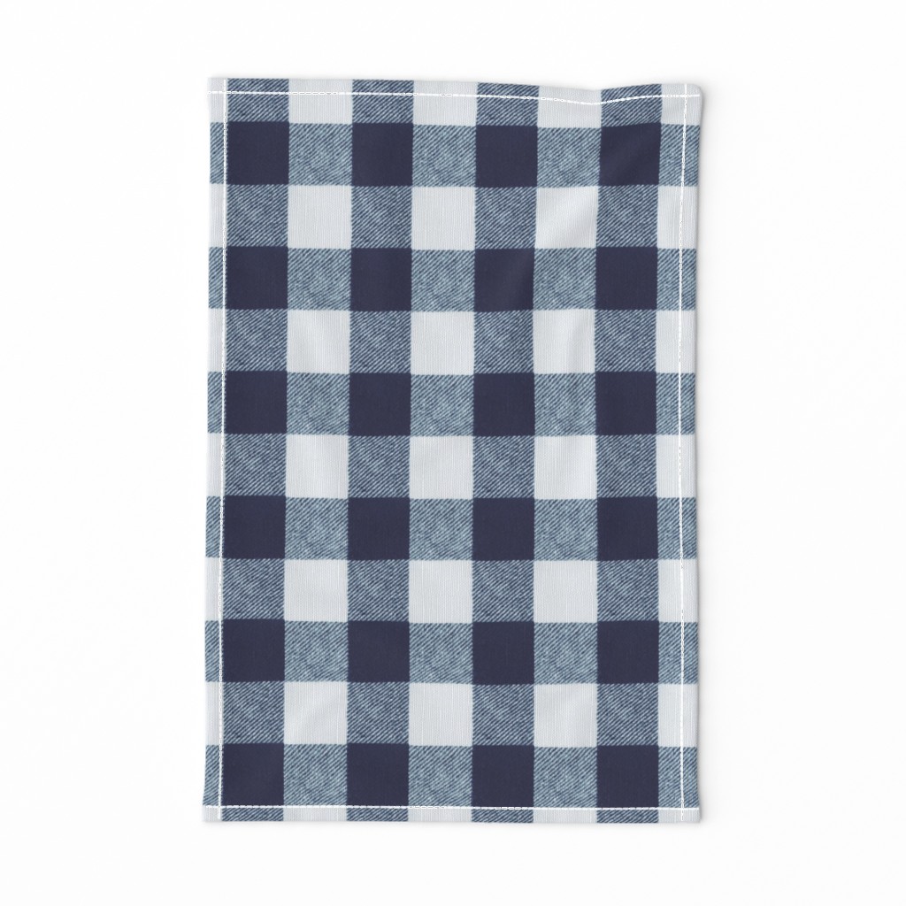 Small Buffalo Check // Navy