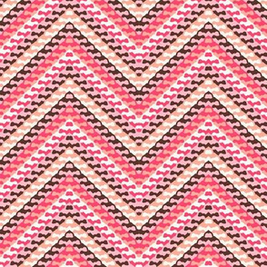 Pink chevron