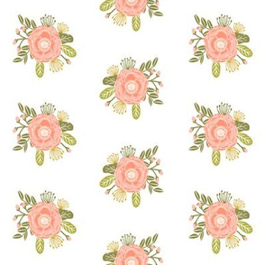 blush peony flowers floral peach floral posey 