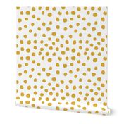 painted dots mustard yellow paint watercolors dots dot