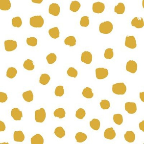 painted dots mustard yellow paint watercolors dots dot