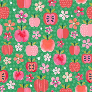 Pink Lady Apple Blossoms - Emerald