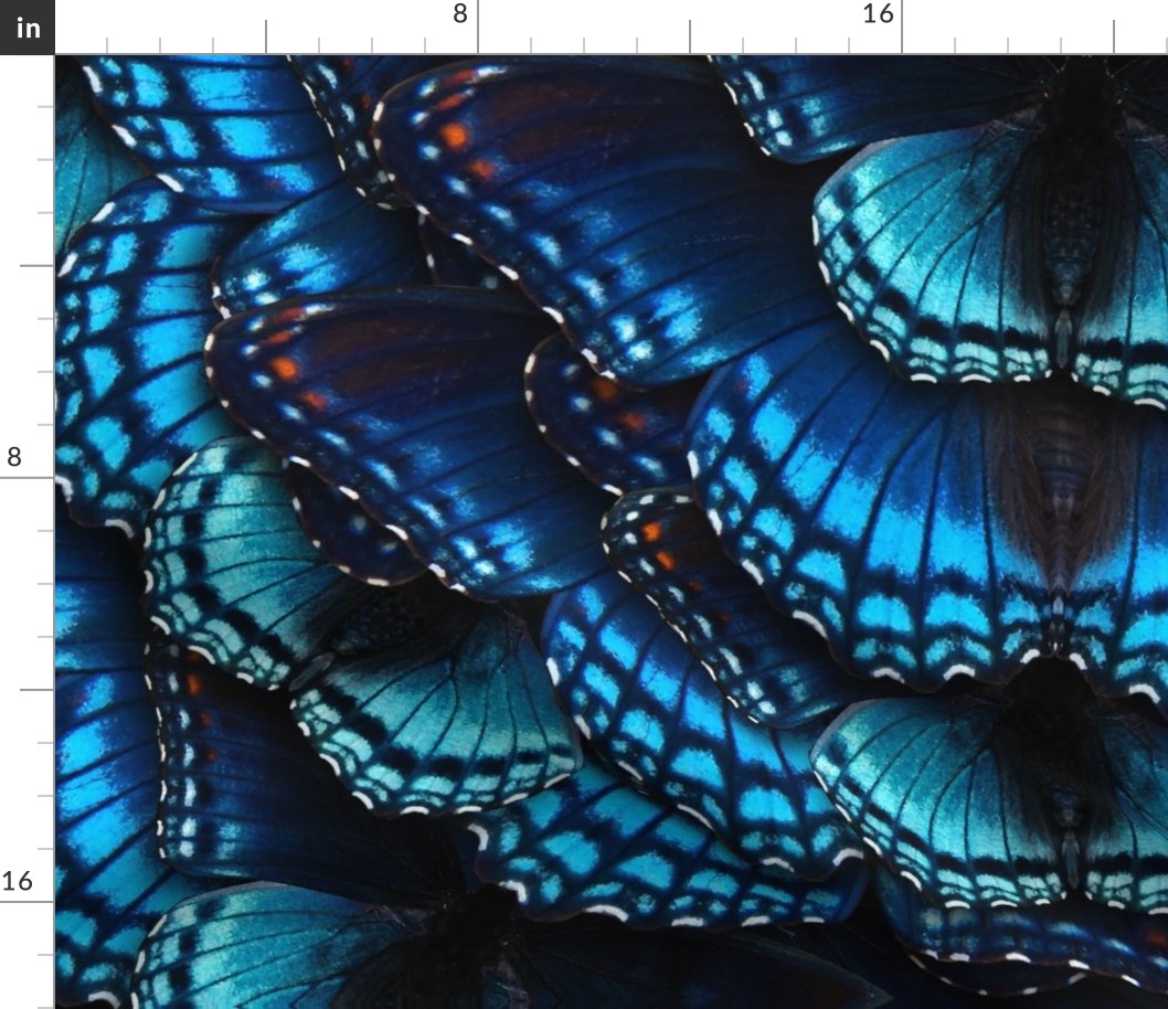 Blue Butterfly Mandala