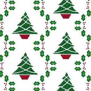 Christmas tree tile