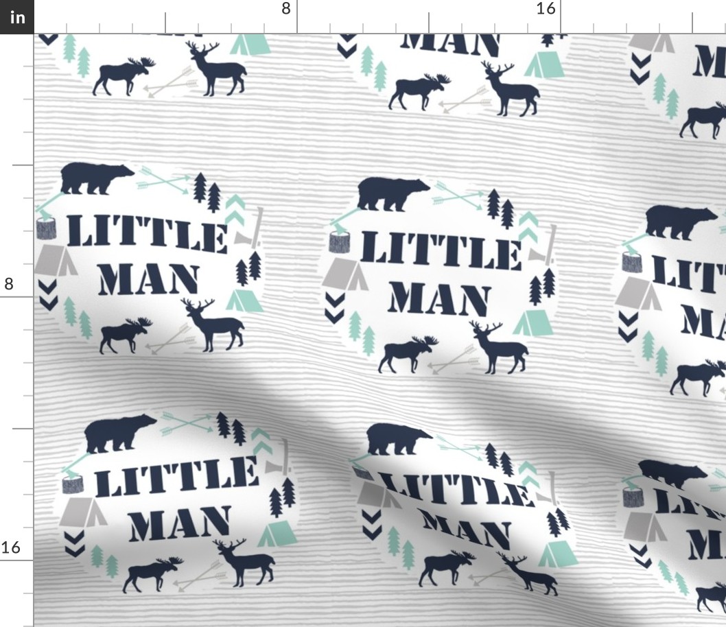 little man 8" swatch boys camping small swatch