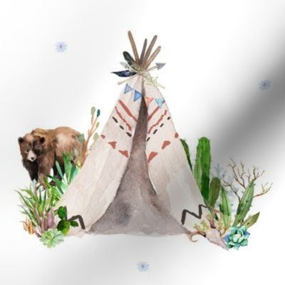 8" Boys Aztec Teepee