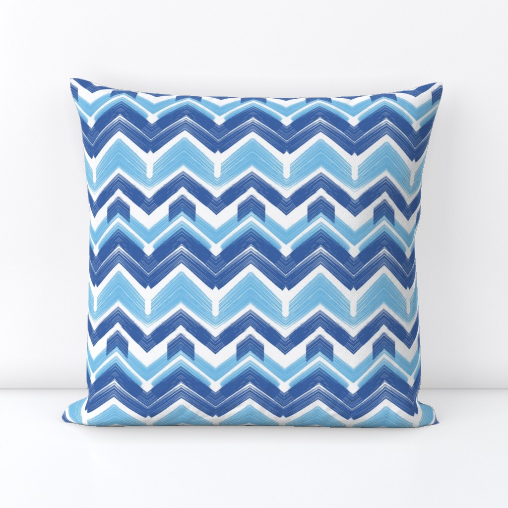 Blue chevron