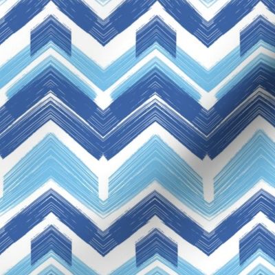 Blue chevron