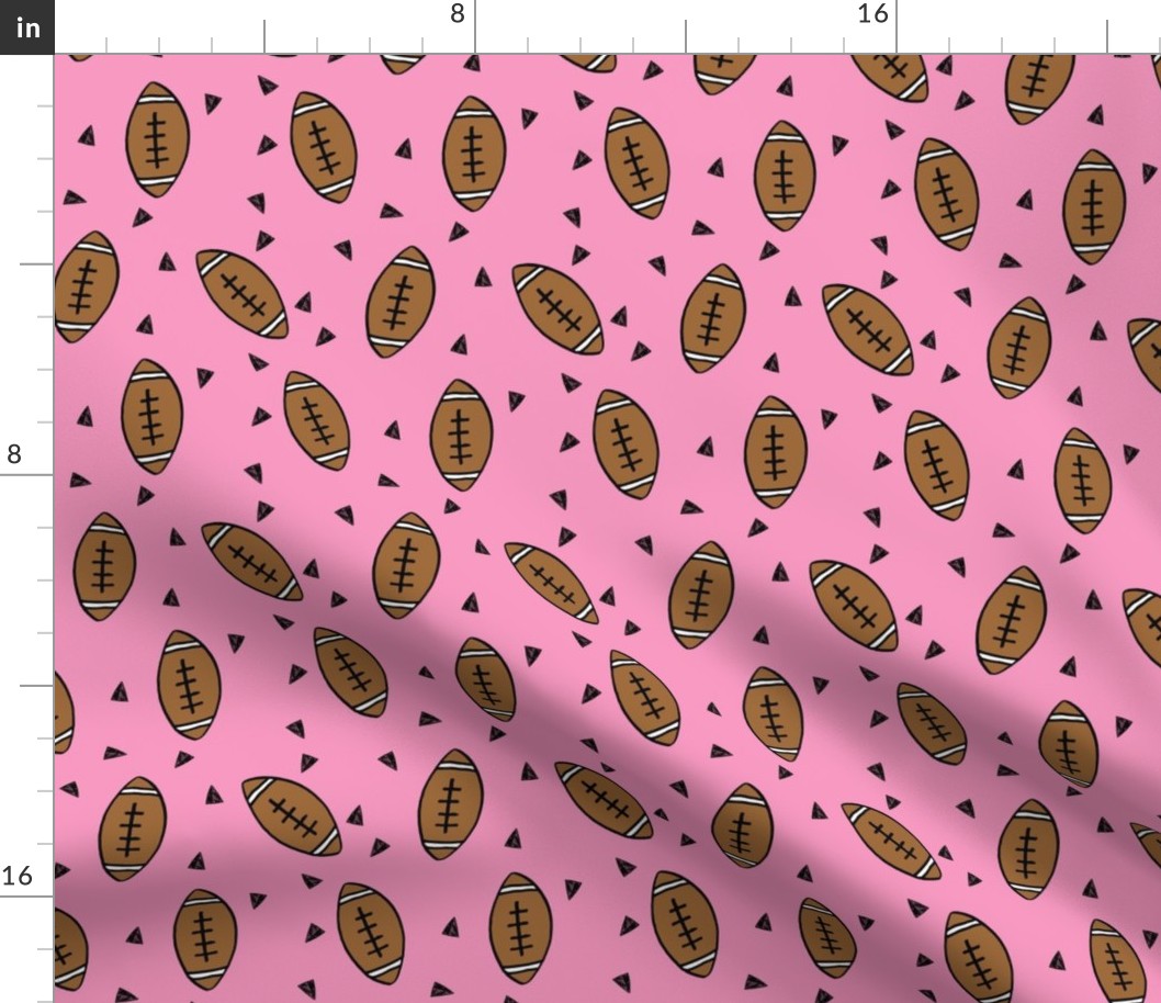 football fabric // girls football american football touchdowns fabric cute football sports fabric football fan fabric andrea lauren