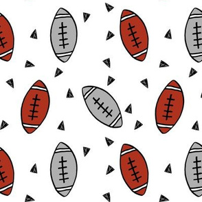 football // burgundy and grey ua football college football kids sports fabric football design andrea lauren