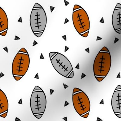 football // american football sports sport footballs college football texas football fabric kids sports fabric cute football pattern andrea lauren andrea lauren fabric