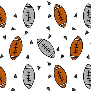 football // american football sports sport footballs college football texas football fabric kids sports fabric cute football pattern andrea lauren andrea lauren fabric